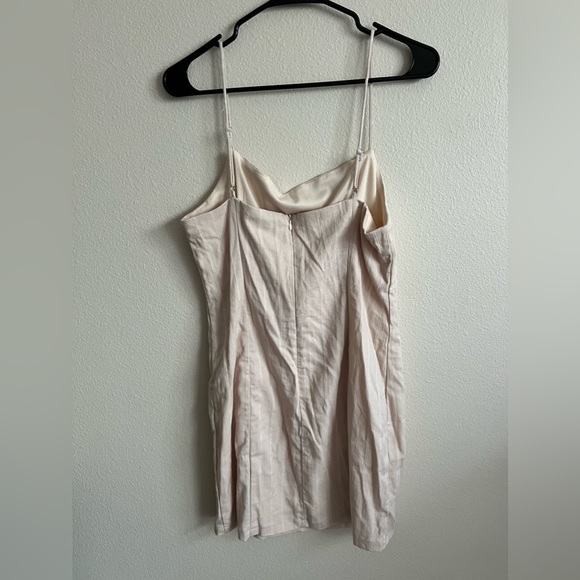 Lulu’s Loving Simply Blush Striped Bodycon Mini Dress - Picture 3 of 5